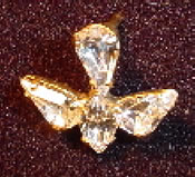 Crystal Peace Dove Pin/Tie Tac