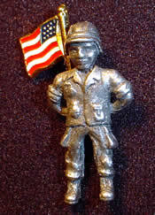 Freedom Soldier Pin